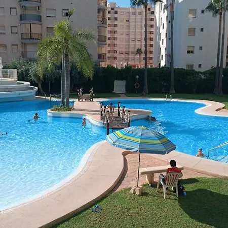 Apartamento Tropicana - Piscina Y Tenis - Aire Acondicionado - Fibra Optica - Netflix Playa de Gandia Exterior photo
